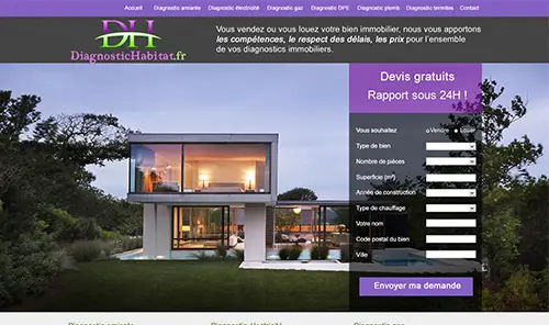 Diagnostic Habitat N12A Webdesigner Freelance NICE